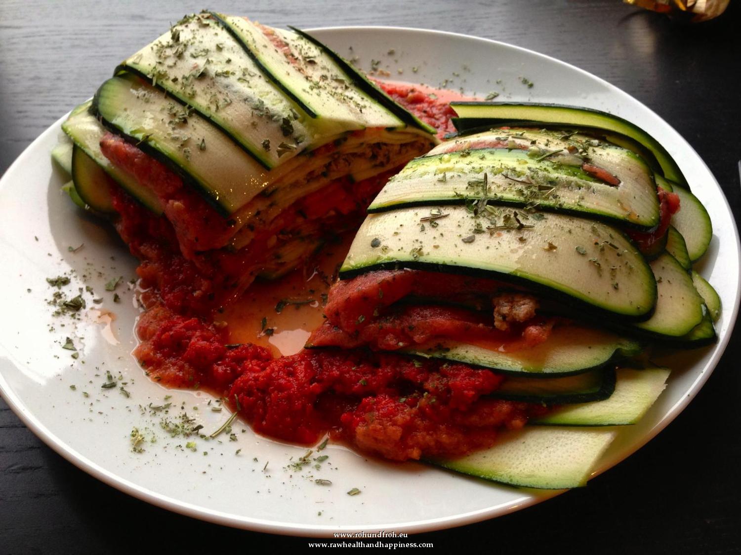 Raw Vegan Lasagna / Blog Roh Und Froh