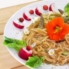 Spargel - Kapuzinerkresse - "Pasta"