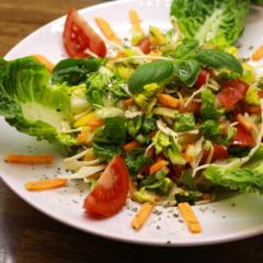 Mango - Weißkohl - Basilikum - Salat Mango - Weißkohl - Basilikum - Salat