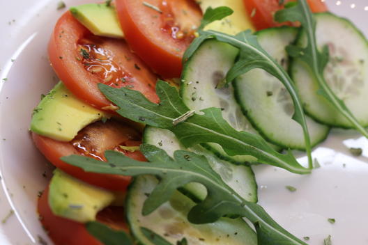 Avocado - Tomaten - Gurken - Snack