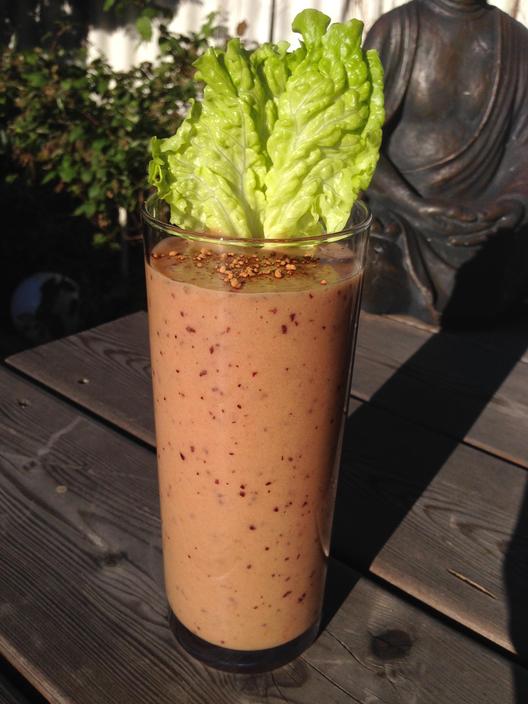 Carob - Pflaumen - Bananen - Smoothie