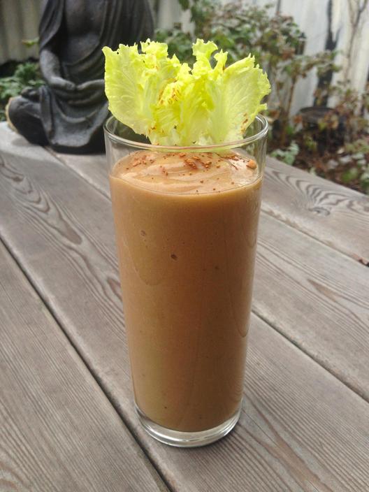 Apfel - Bananen - Carob - Smoothie