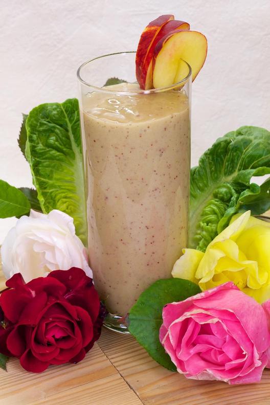 Pfirsich - Bananen - Smoothie / Rohkost Gerichte - Roh Und Froh