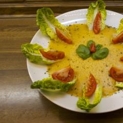Ananas - Paprika - Basilikum - Suppe