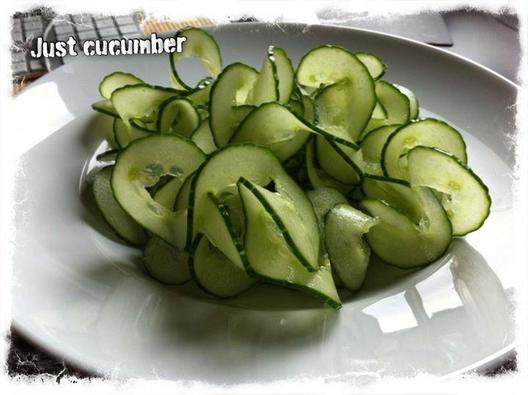 Just cucumber.