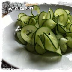 Just cucumber.