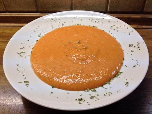 Mango - tomato soup