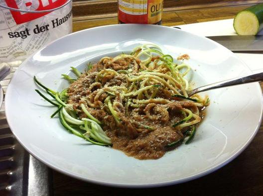 Raw spaghetti, first try. They were delicious!