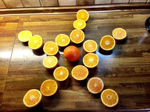 The thing I like most on winter time are... Oranges. :)
